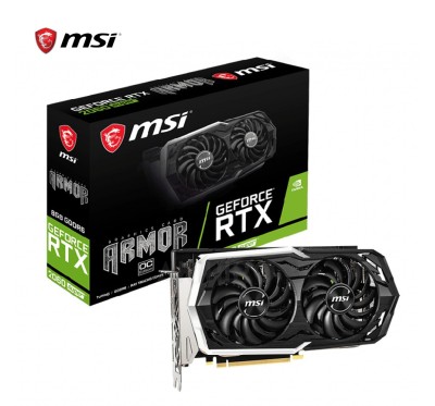 VGA (การ์ดแสดงผล) MSI GEFORCE® RTX 2060 SUPER ARMOR OC 8GB GDDR6 256 BIT 3 + 1Y